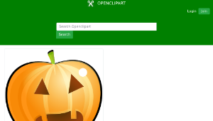 openclipart圖庫：Scared pumpkin-資源代表圖