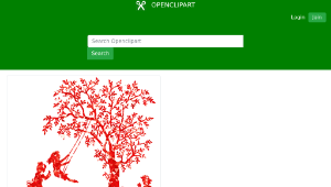 openclipart圖庫：Ruby 3 Girls Playing Vintage Silhouette縮圖