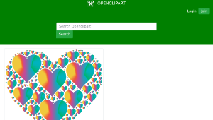 openclipart圖庫：Hearts In Heart Rejuvenated 12 No Background-資源代表圖