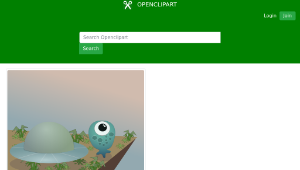 openclipart圖庫：Alien landing-資源代表圖