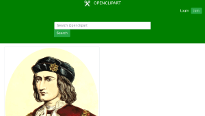 openclipart圖庫：King Richard III-資源代表圖