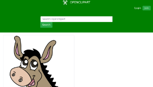 openclipart圖庫：Donkey縮圖