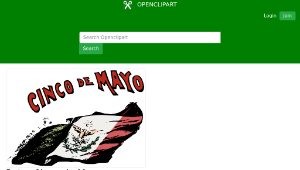 openclipart圖庫：Retro Cinco de Mayo