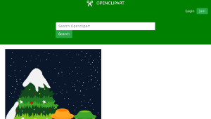 openclipart圖庫：HAPPY CHRISTMAS-資源代表圖