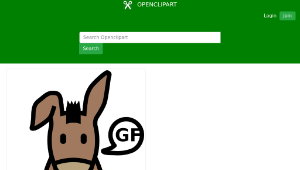 openclipart圖庫：Iconified donkey-資源代表圖