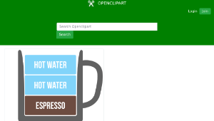 openclipart圖庫：Cafe Americano