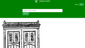 openclipart圖庫：Old furniture 4