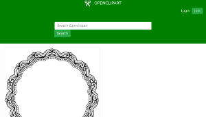 openclipart圖庫：Vintage Style Frame 10