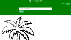 openclipart圖庫：Palm Tree縮圖