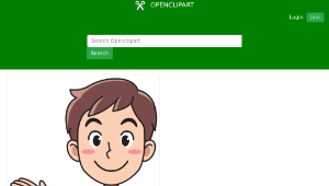 openclipart圖庫：Business man - inviting