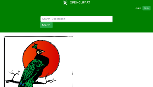 openclipart圖庫：Angry Peacock-資源代表圖