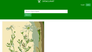 openclipart圖庫：Illustration of the Anthemis Flower