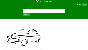 openclipart圖庫：sylwetka FSO 223 Warszawa