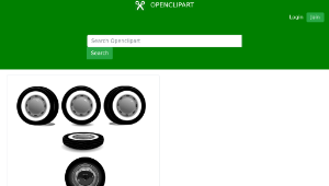 openclipart圖庫：RODAS E PNEUS