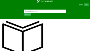 openclipart圖庫：Book Pictograph 2 (remix)