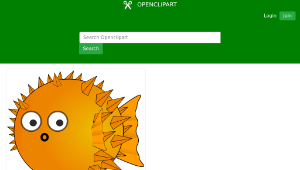 openclipart圖庫：Cartoon blowfish 2-資源代表圖