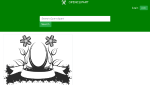 openclipart圖庫：Abstract Floral Design 3
