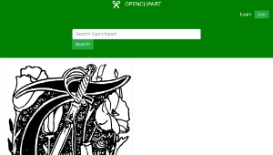 openclipart圖庫：Fancy Letter T