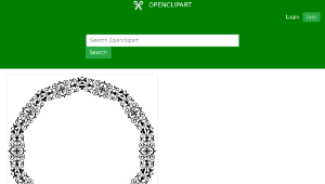openclipart圖庫：Ornamental Divider Frame 8