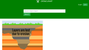 openclipart圖庫：Unconformity-資源代表圖