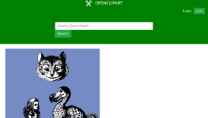 openclipart圖庫：Alice in wonderland wins a prize縮圖