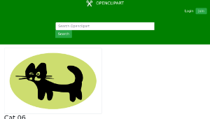 openclipart圖庫：Cat 06-資源代表圖