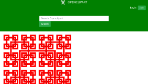 openclipart圖庫：Square Mesh-資源代表圖