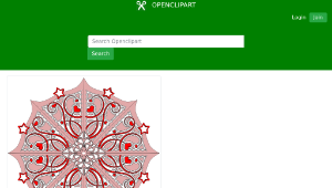 openclipart圖庫：Snowflake 2縮圖