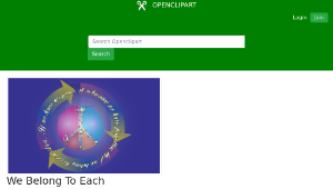 openclipart圖庫：We Belong To Each Other縮圖