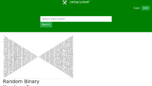 openclipart圖庫：Random Binary Numbers 7-資源代表圖