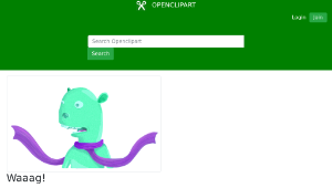 openclipart圖庫：Waaag!-資源代表圖