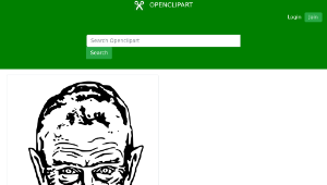 openclipart圖庫：Horror monster-資源代表圖