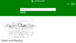 openclipart圖庫：Youth and Factory-資源代表圖