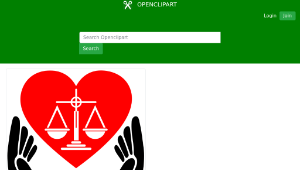 openclipart圖庫：Embrace Justice-資源代表圖