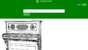 openclipart圖庫：Piano縮圖