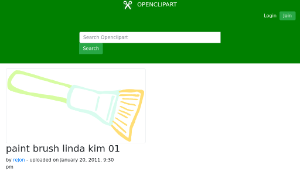 openclipart圖庫：paint brush linda kim 01-資源代表圖