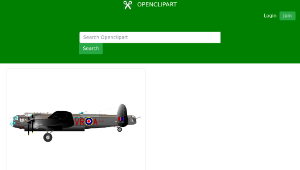 openclipart圖庫：Avro Lancaster縮圖
