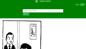 openclipart圖庫：Husband & Wife - Living Room-資源代表圖