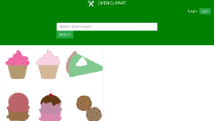 openclipart圖庫：Dessert Montage-資源代表圖