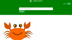 openclipart圖庫：crab縮圖