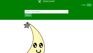 openclipart圖庫：moon縮圖