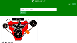 openclipart圖庫：v8 engine縮圖