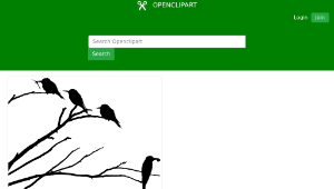 openclipart圖庫：European Bee Eaters Silhouette-資源代表圖