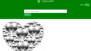 openclipart圖庫：Hearts In Heart Rejuvenated 15 No Background-資源代表圖