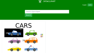 openclipart圖庫：Minimal colored car collection for games-資源代表圖