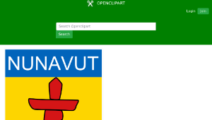 openclipart圖庫：Nunavut Icon-資源代表圖