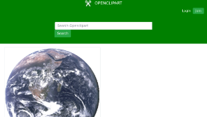 openclipart圖庫：Surreal Earth-資源代表圖