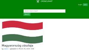 openclipart圖庫：Magyarország zászlaja縮圖