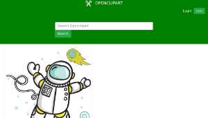 openclipart圖庫：Astronaut-資源代表圖