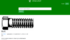 openclipart圖庫：Bolt縮圖